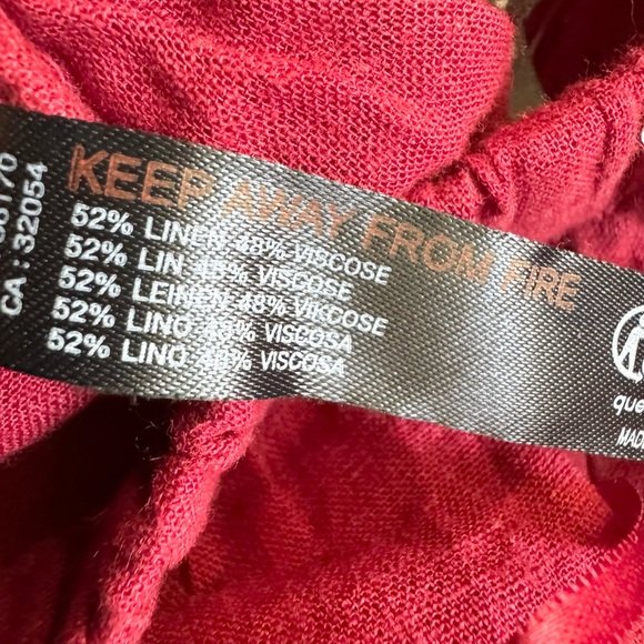 Anthropologie The Carrie Linen- Blend Wide-Leg Jumpsuit, Size M - Picture 12 of 12